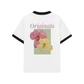 Áo Thun Ringer Relaxed Fit Summer Vibes Pink And Yellow Flower