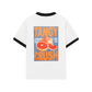 Áo Thun Ringer Relaxed Fit Summer Vibes Tangy Orange