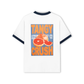 Áo Thun Ringer Relaxed Fit Summer Vibes Tangy Orange
