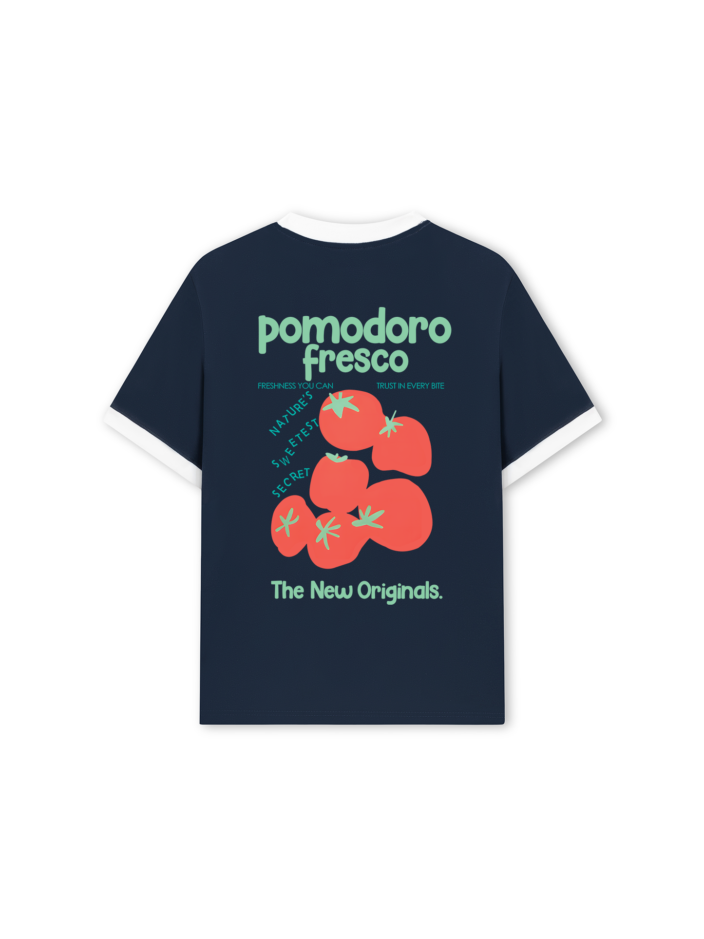 Áo Thun Ringer Relaxed Fit Summer Vibes Tomatos