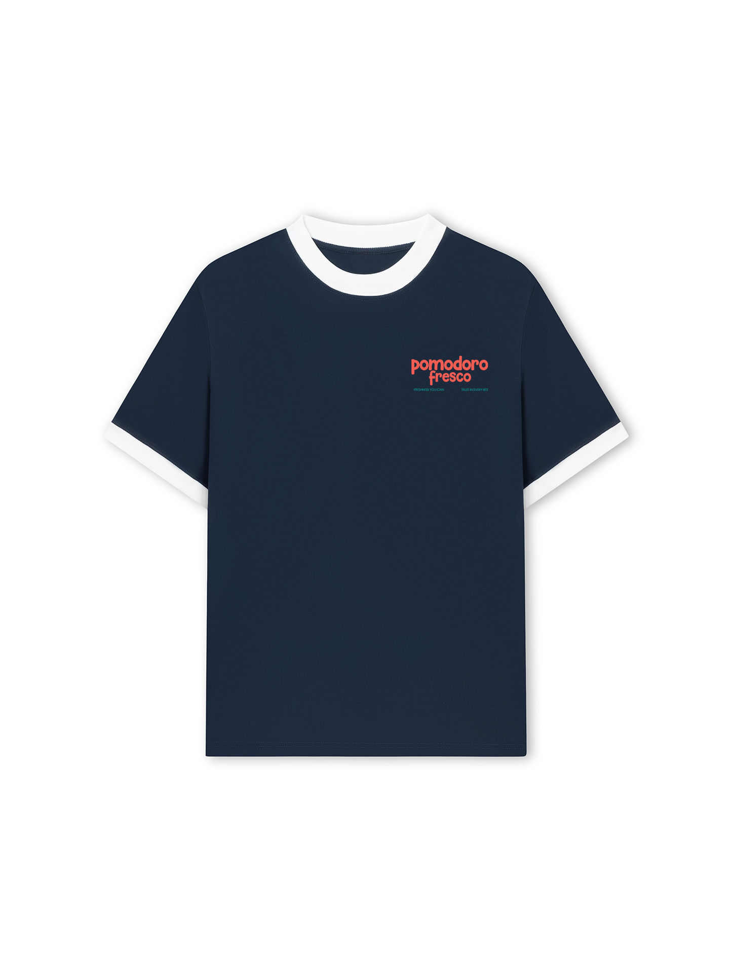 Áo Thun Ringer Relaxed Fit Summer Vibes Tomatos