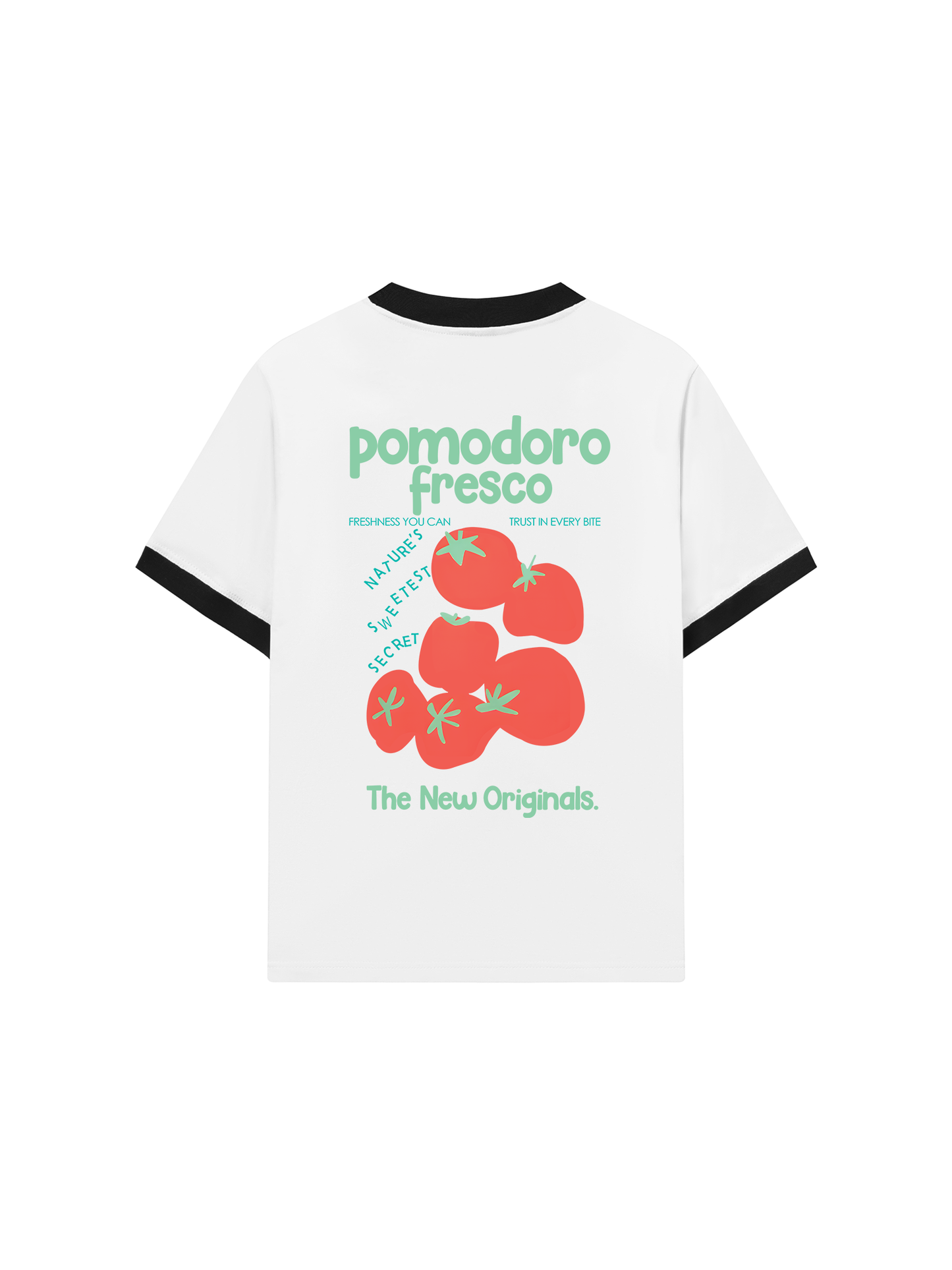 Áo Thun Ringer Relaxed Fit Summer Vibes Tomatos