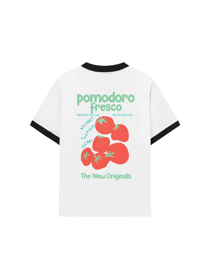 Áo Thun Ringer Relaxed Fit Summer Vibes Tomatos