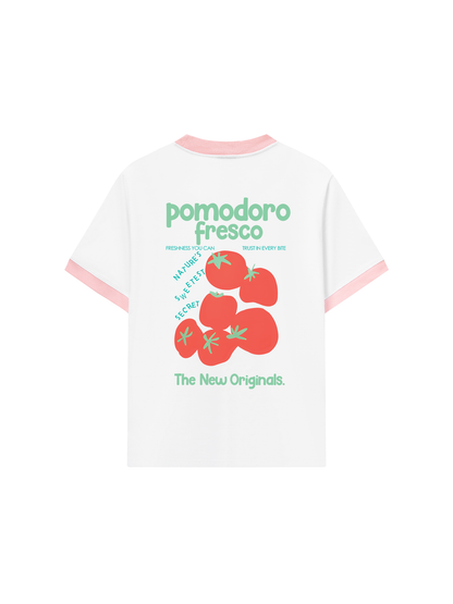 Áo Thun Ringer Relaxed Fit Summer Vibes Tomatos
