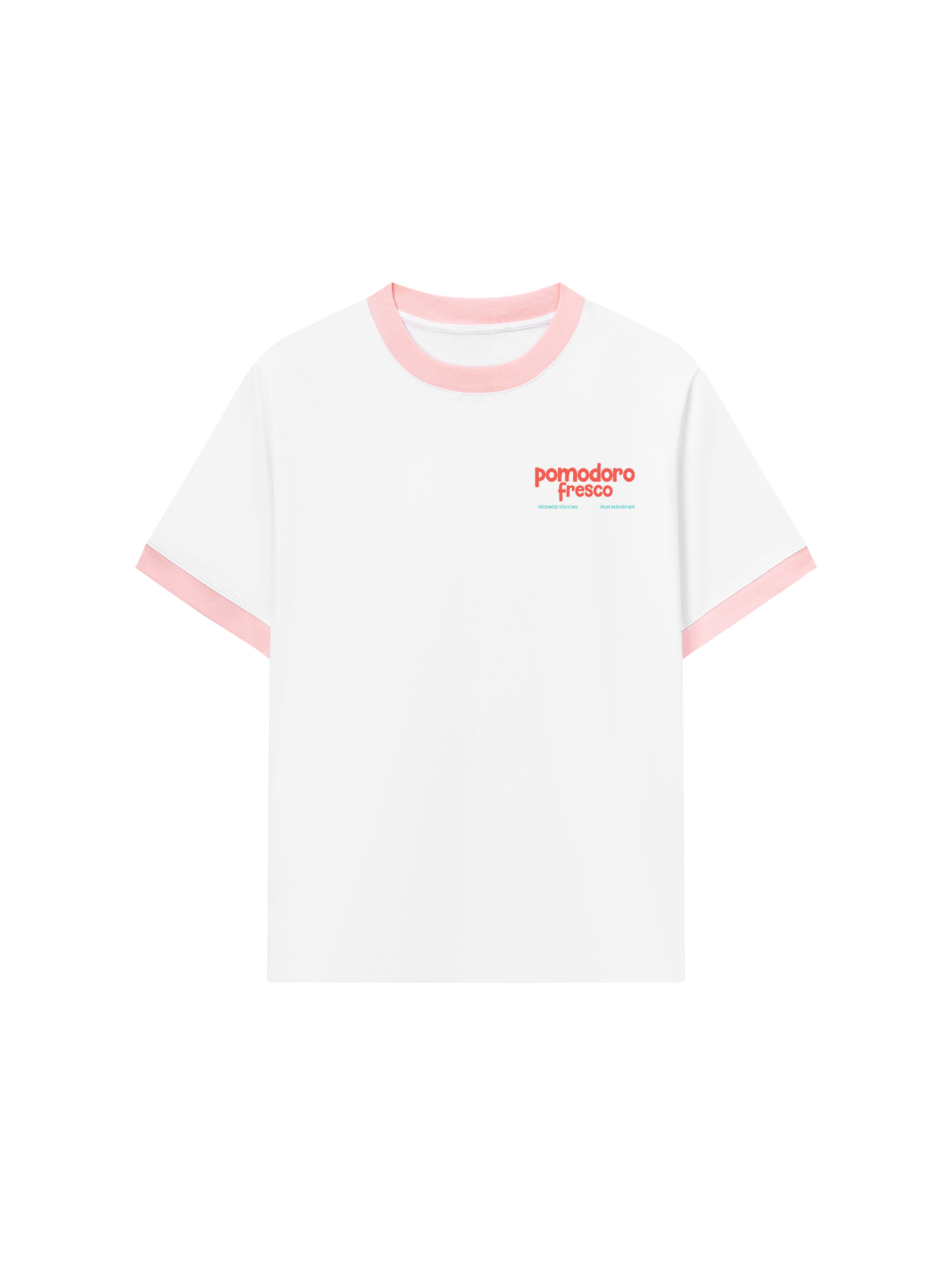 Áo Thun Ringer Relaxed Fit Summer Vibes Tomatos