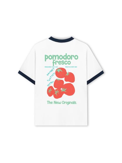 Áo Thun Ringer Relaxed Fit Summer Vibes Tomatos
