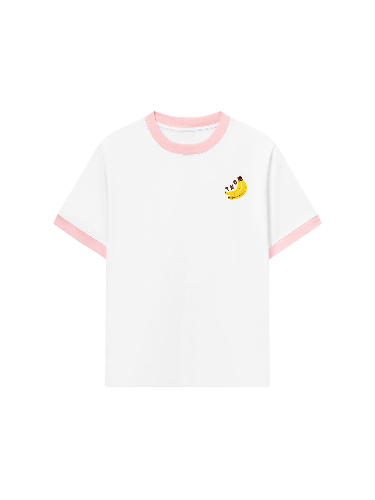 Áo Thun Ringer Relaxed Fit Summer Vibes Banana Chocolate