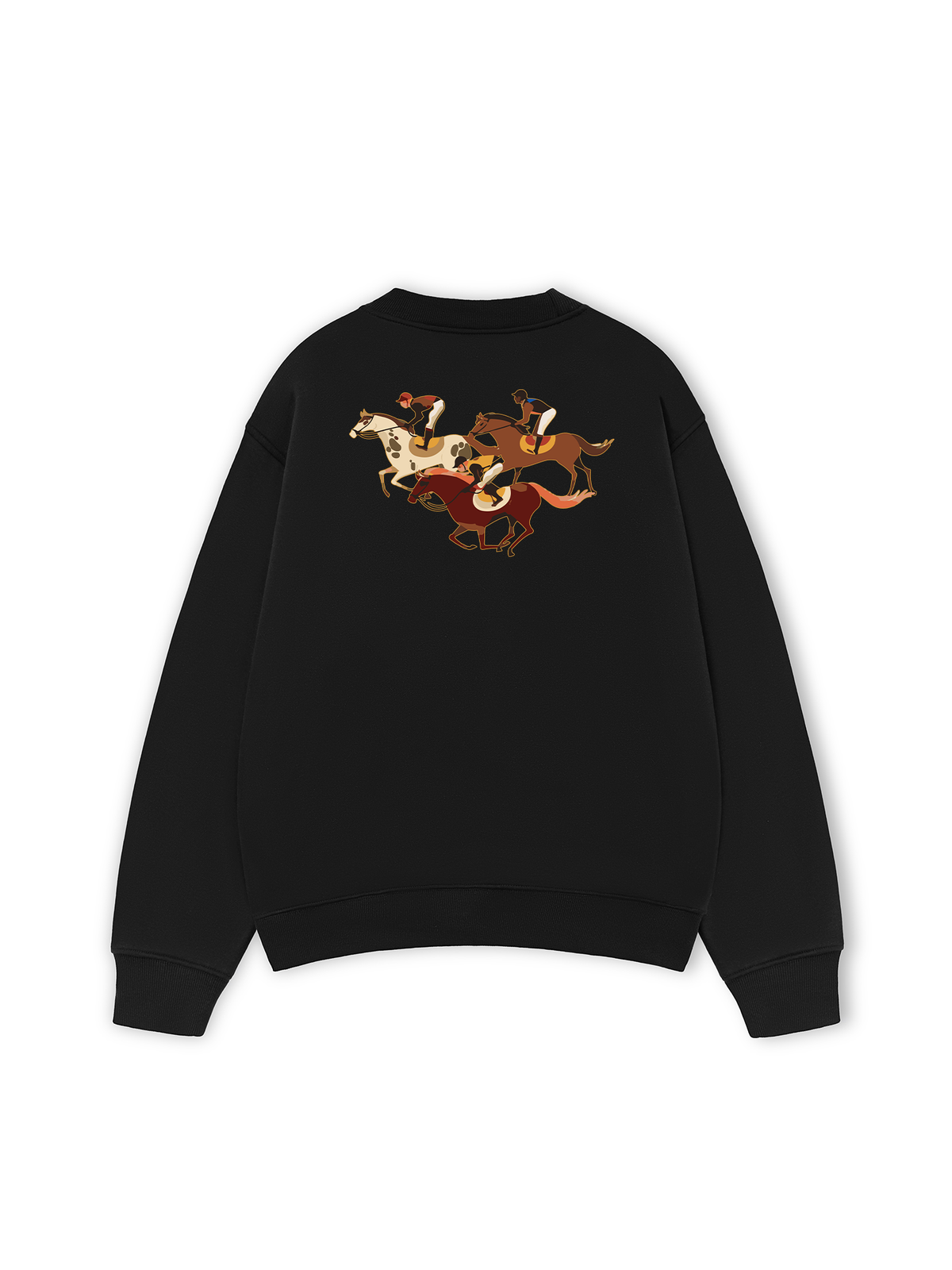 Áo Sweater Nỉ Hai Da Cow Horse
