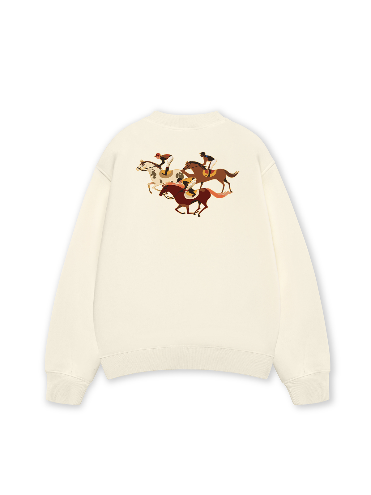 Áo Sweater Nỉ Hai Da Cow Horse
