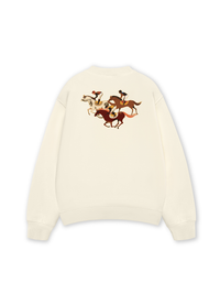 Áo Sweater Nỉ Hai Da Cow Horse