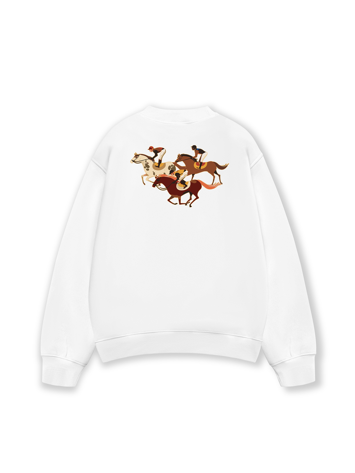 Áo Sweater Nỉ Hai Da Cow Horse