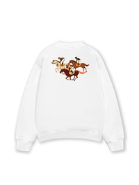 Áo Sweater Nỉ Hai Da Cow Horse