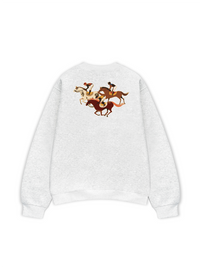 Áo Sweater Nỉ Hai Da Cow Horse