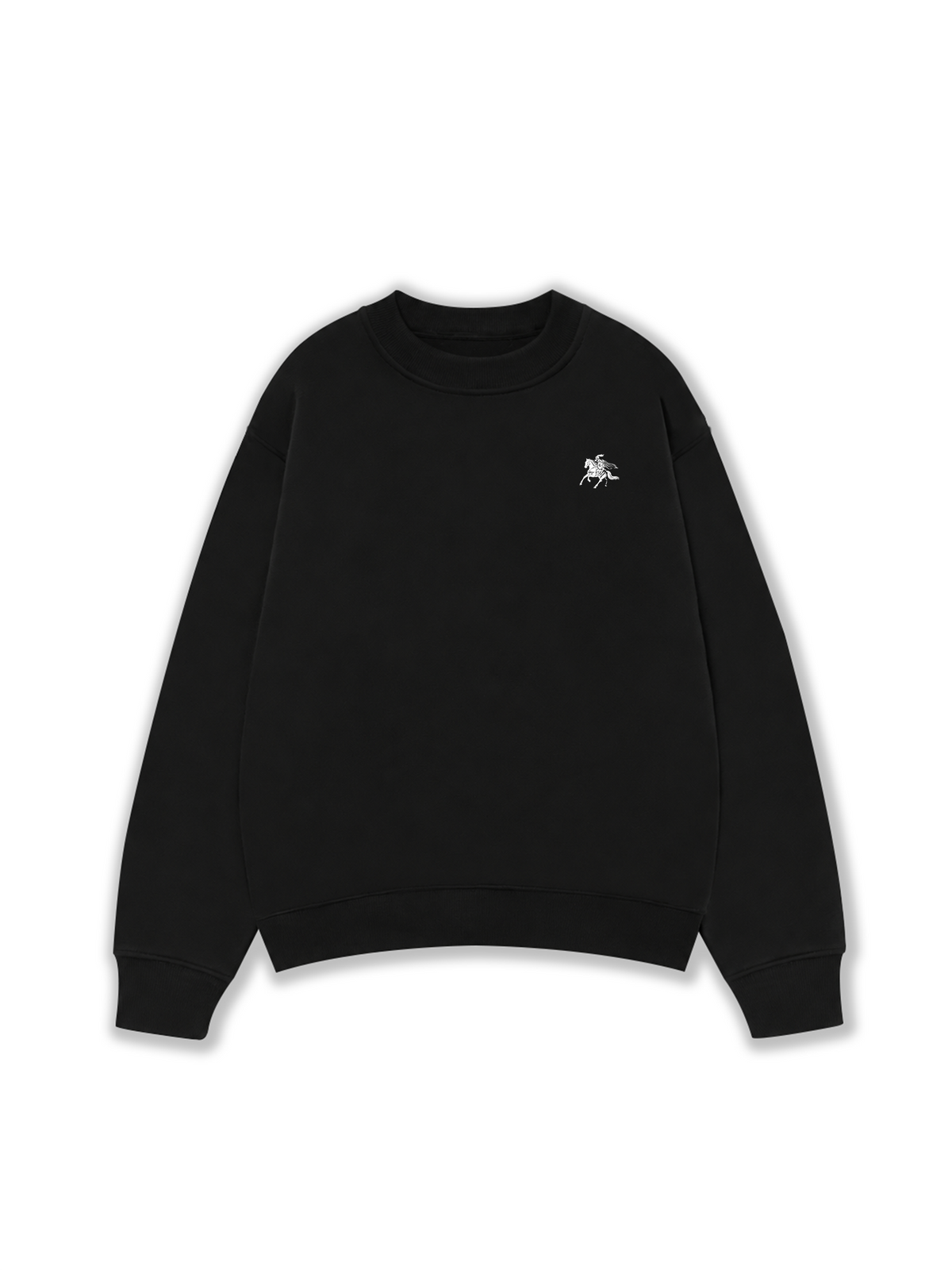 Áo Sweater Nỉ Hai Da Royal Horse Crest