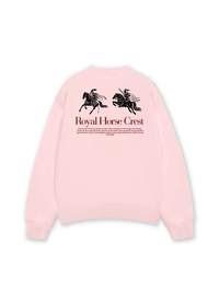 Áo Sweater Nỉ Hai Da Royal Horse Crest