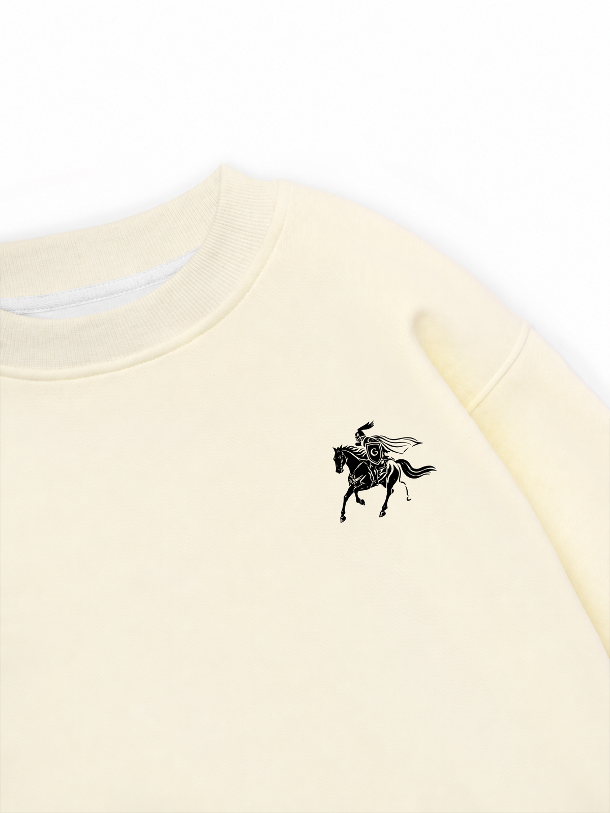 Áo Sweater Nỉ Hai Da Royal Horse Crest