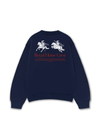 Áo Sweater Nỉ Hai Da Royal Horse Crest