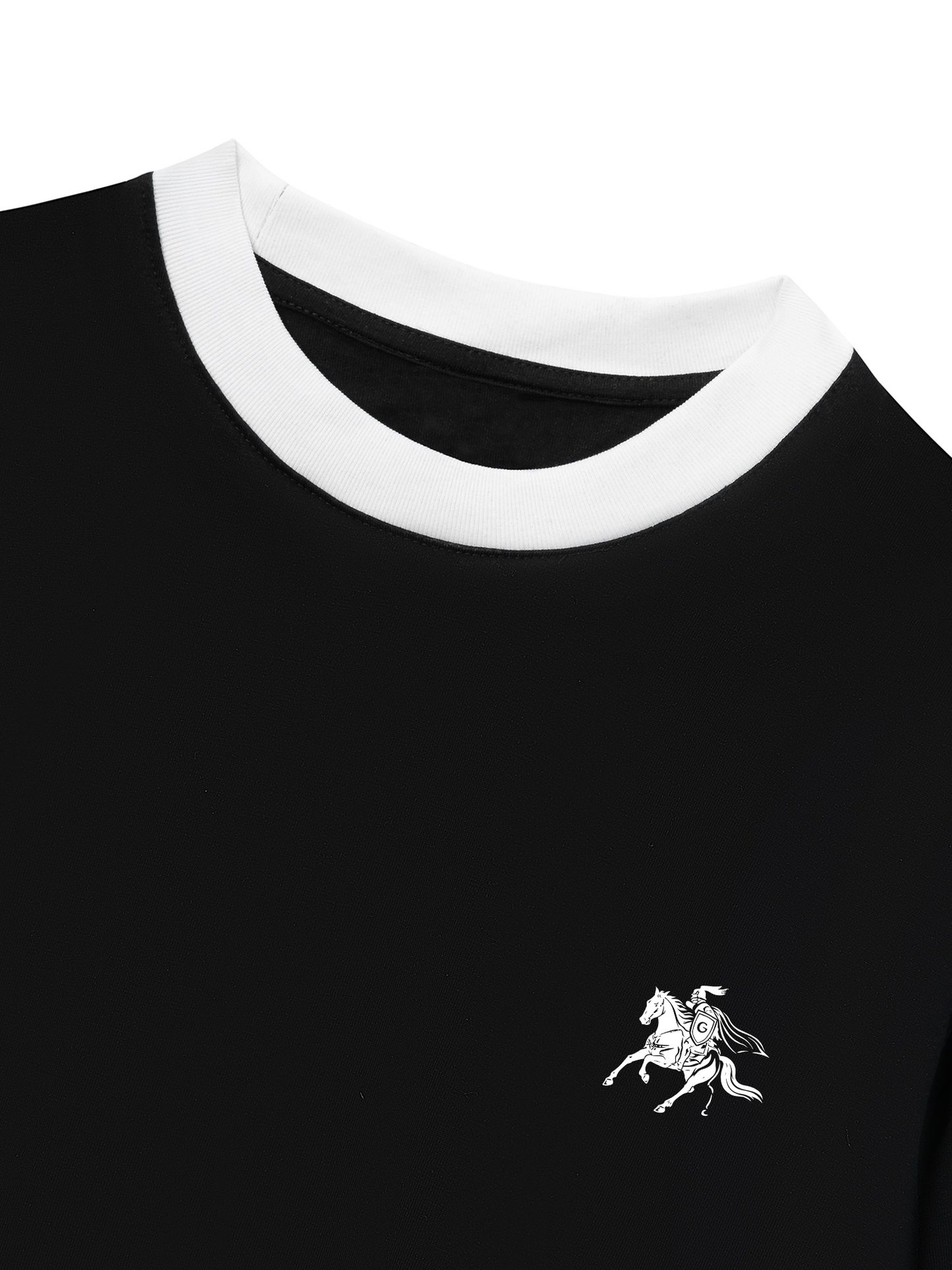 Áo Thun Ringer Relaxed Fit Royal Horse Crest