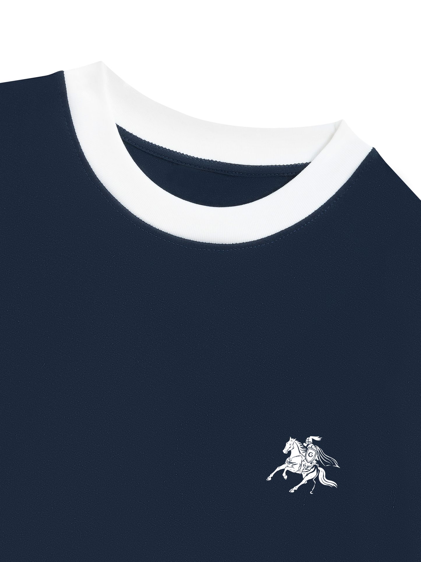 Áo Thun Ringer Relaxed Fit Royal Horse Crest