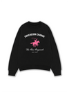 Áo Sweater Nỉ Hai Da SOVERREIGN CHARGE PINK HORSE