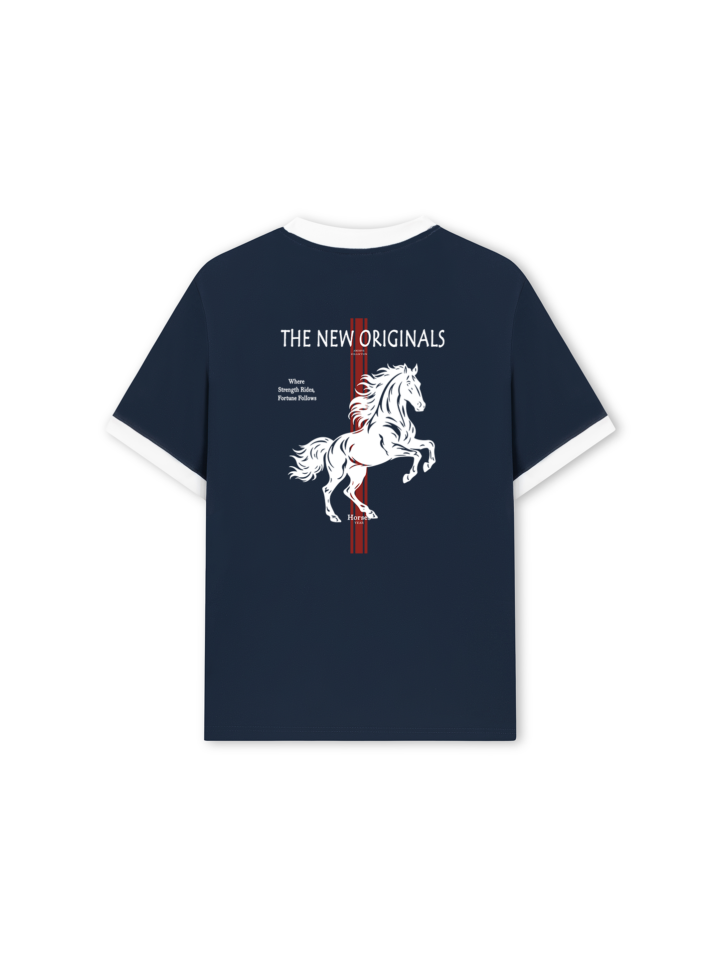 Áo Thun Ringer Relaxed Fit The New Originals Vintage Horse
