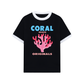 Áo Thun Ringer Relaxed Fit Summer Vibes Coral Beach