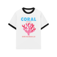 Áo Thun Ringer Relaxed Fit Summer Vibes Coral Beach