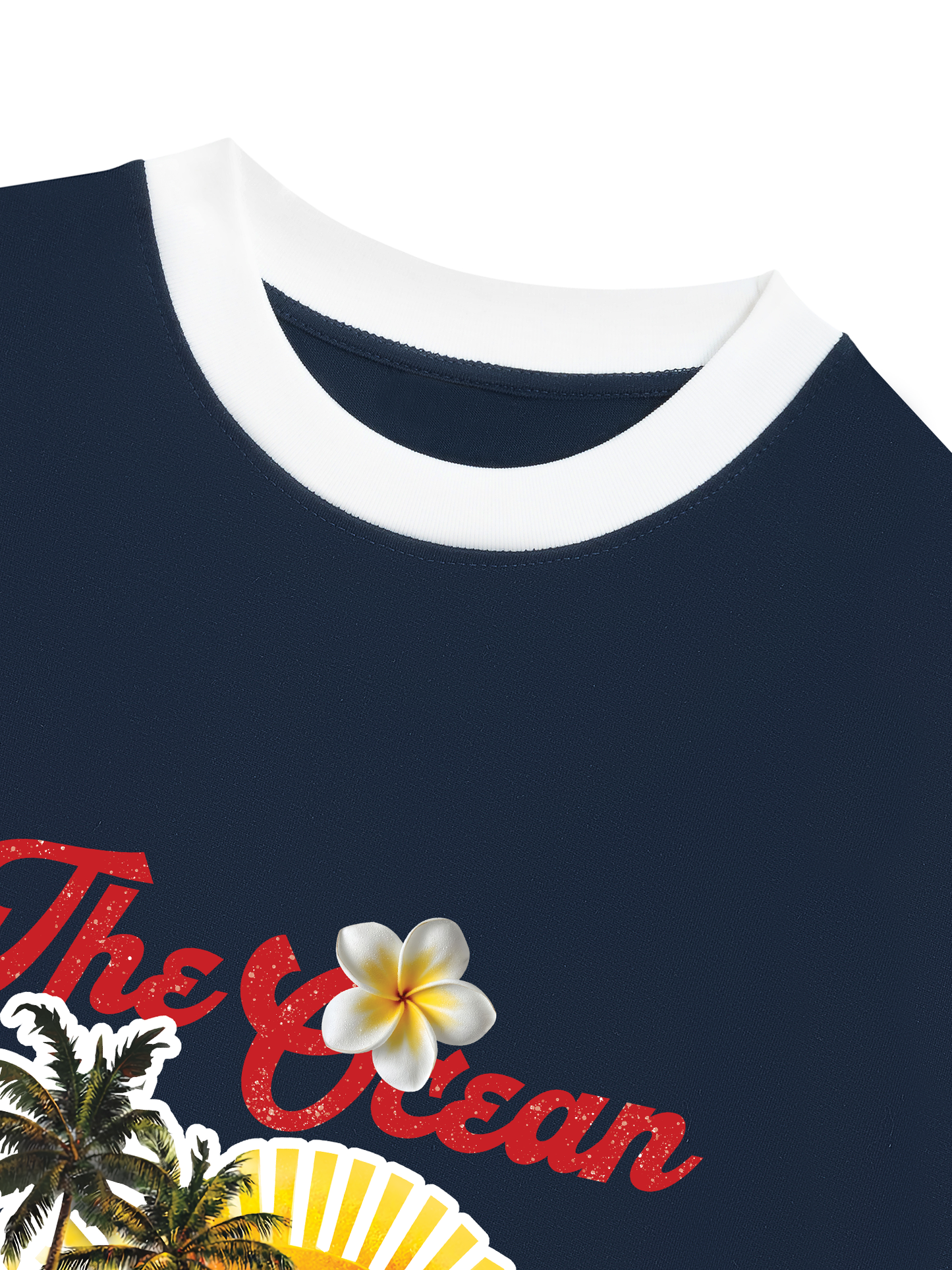 Áo Thun Ringer Relaxed Fit The Ocean