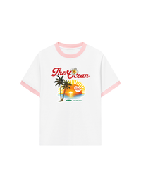 Áo Thun Ringer Relaxed Fit The Ocean