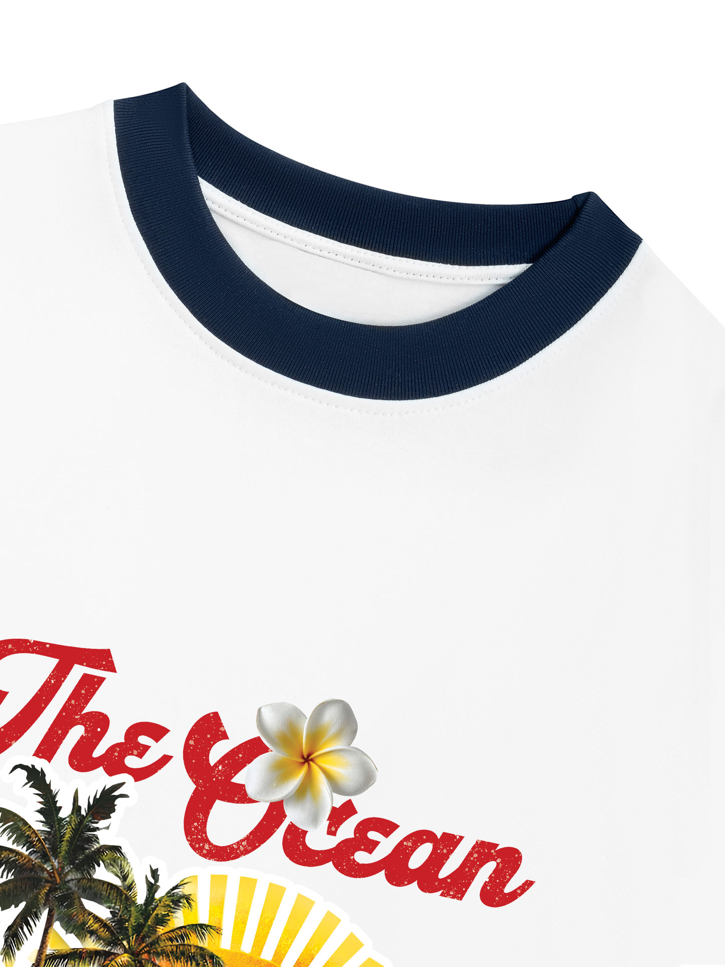 Áo Thun Ringer Relaxed Fit The Ocean