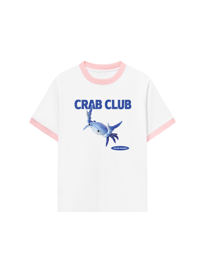 Áo Thun Ringer Relaxed Fit Crab Club
