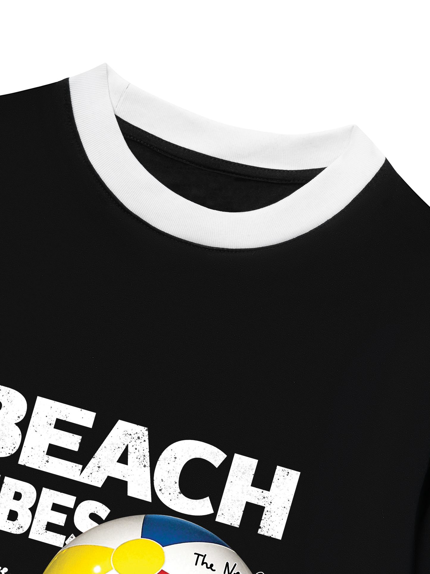 Áo Thun Ringer Relaxed Fit Beach Vibes