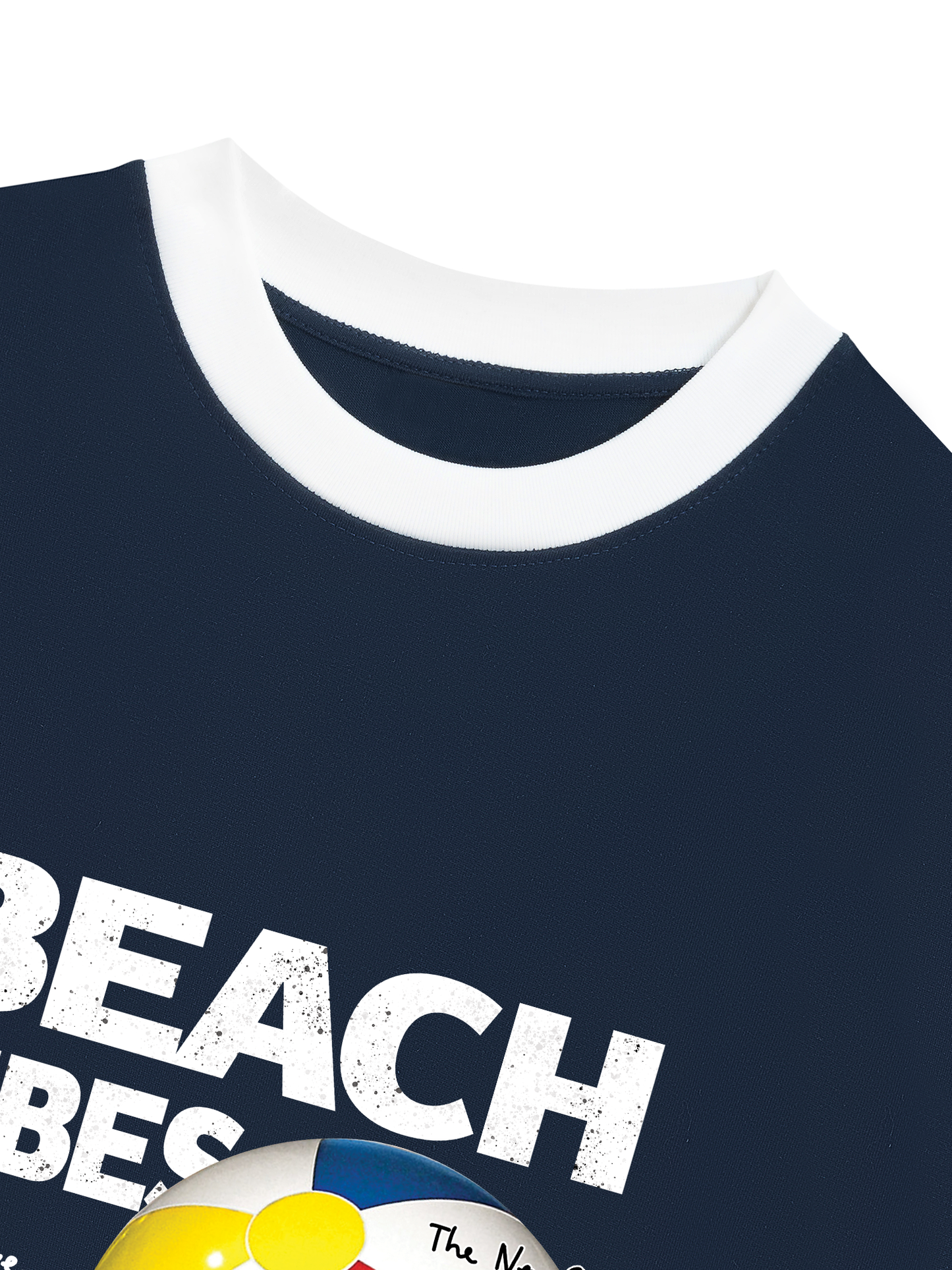 Áo Thun Ringer Relaxed Fit Beach Vibes