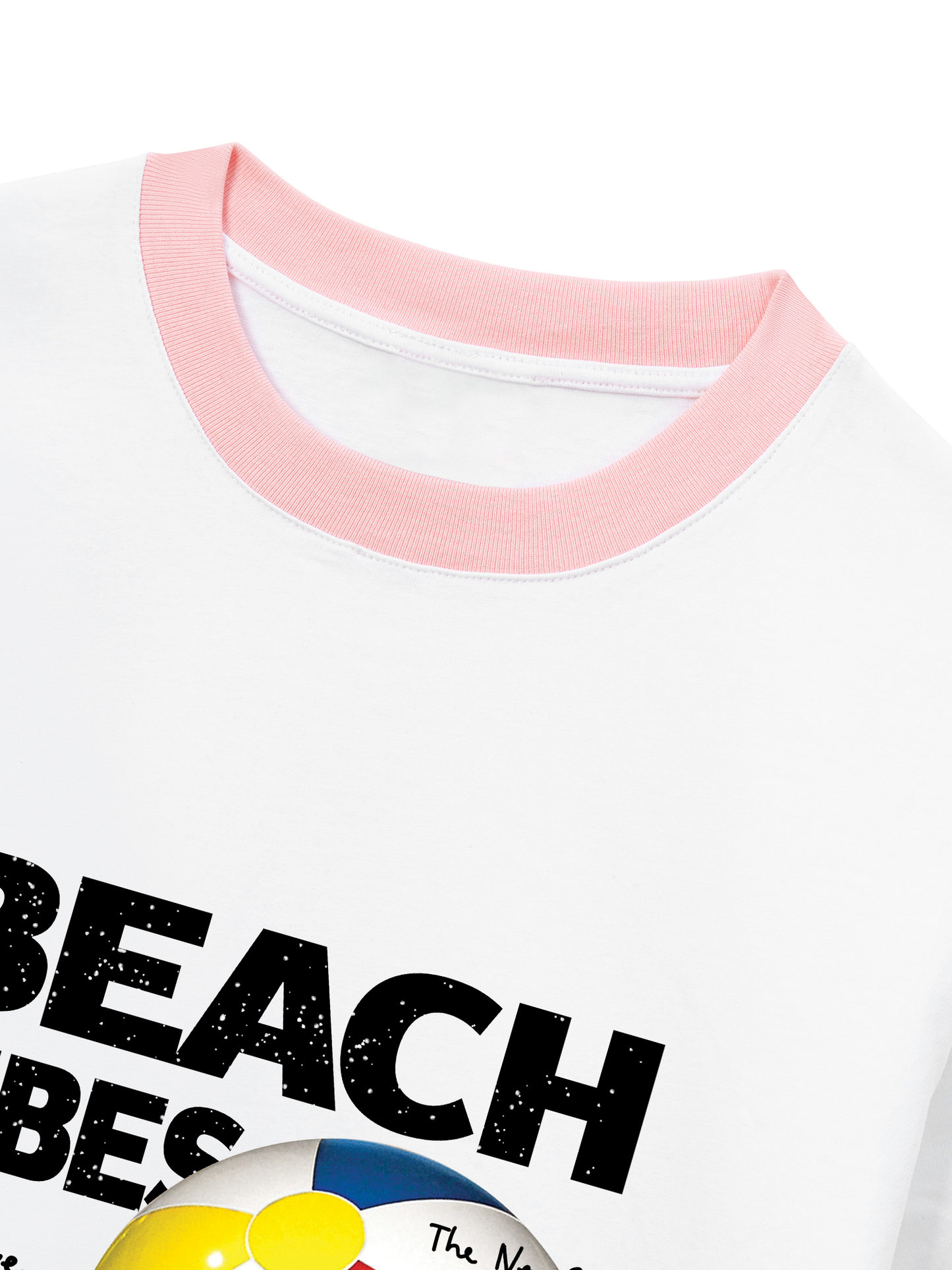 Áo Thun Ringer Relaxed Fit Beach Vibes