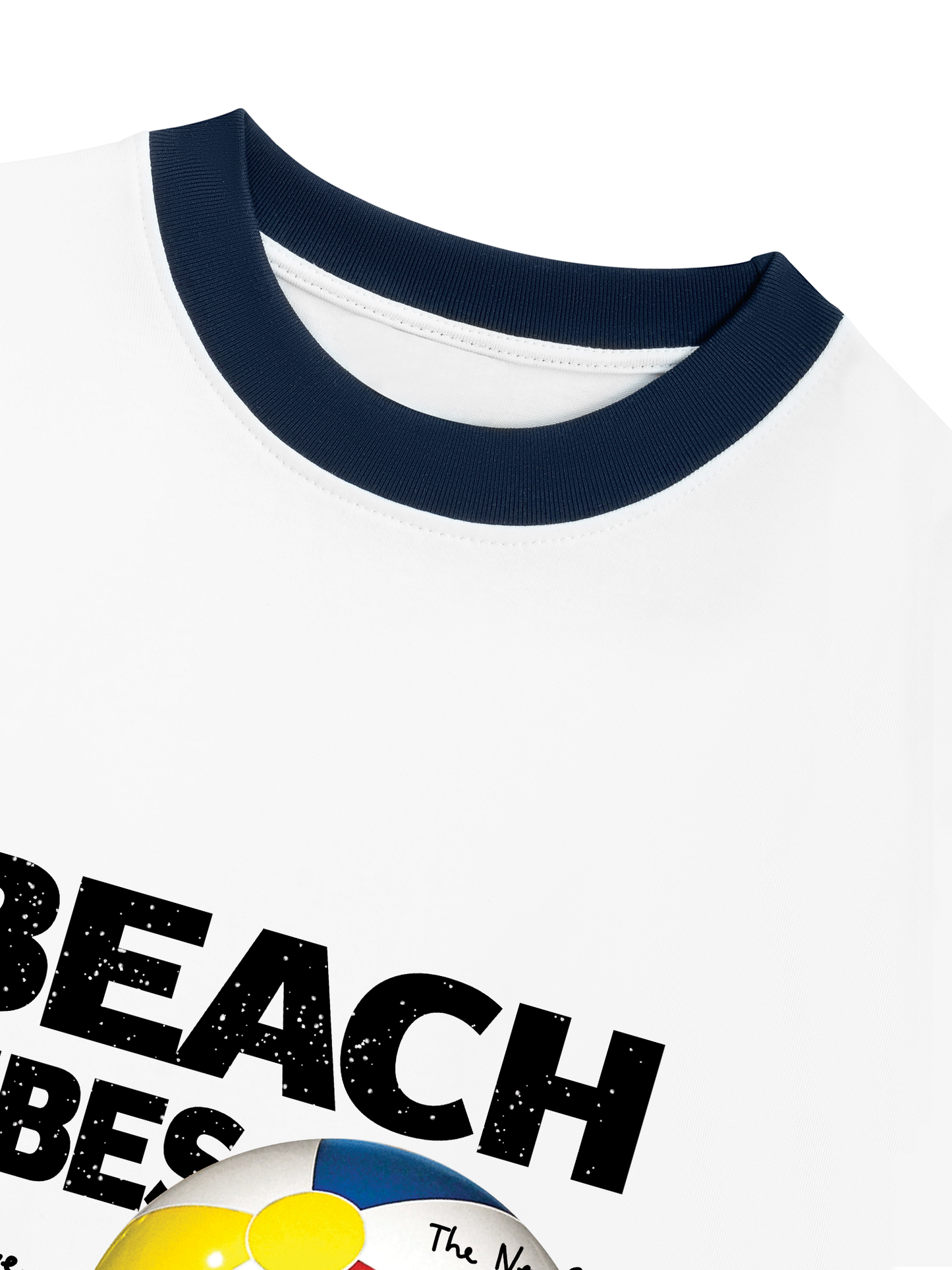 Áo Thun Ringer Relaxed Fit Beach Vibes
