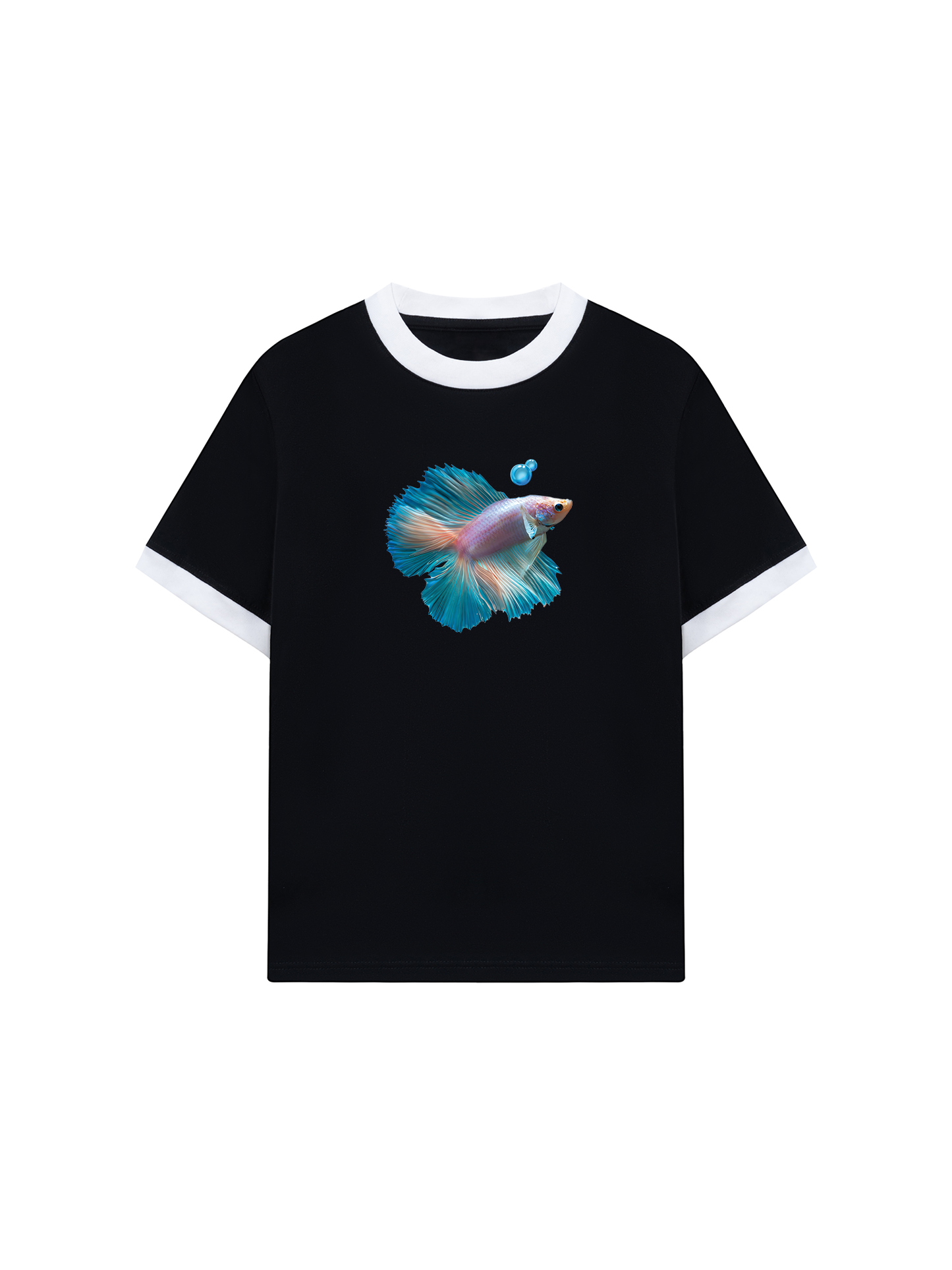 Áo Thun Ringer Relaxed Fit Princess Fish