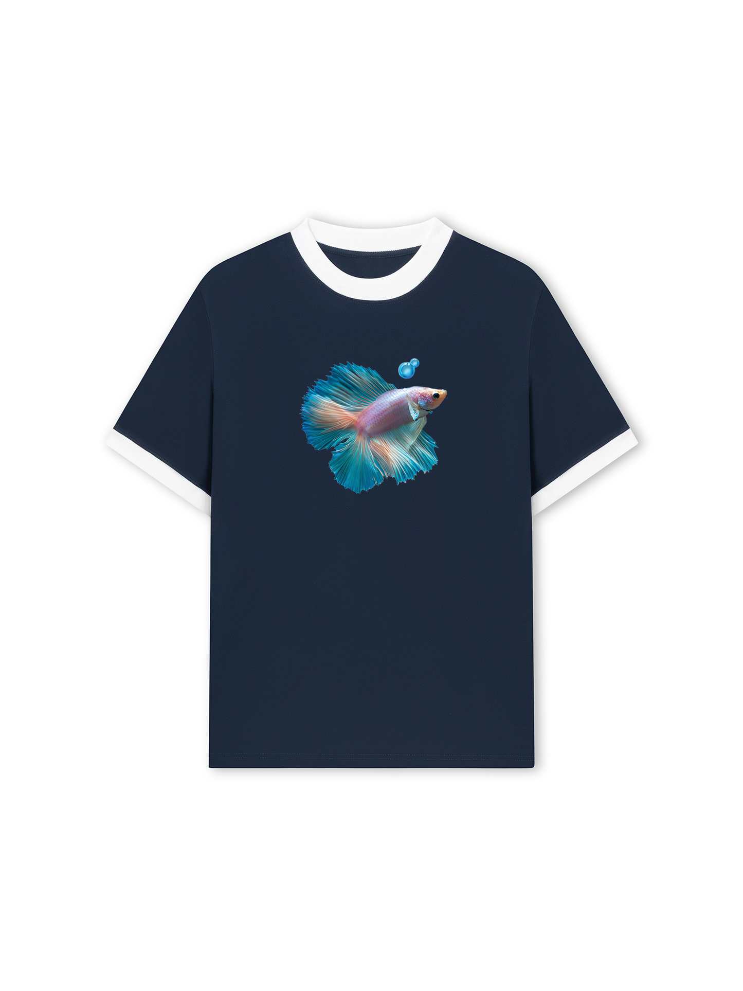 Áo Thun Ringer Relaxed Fit Princess Fish
