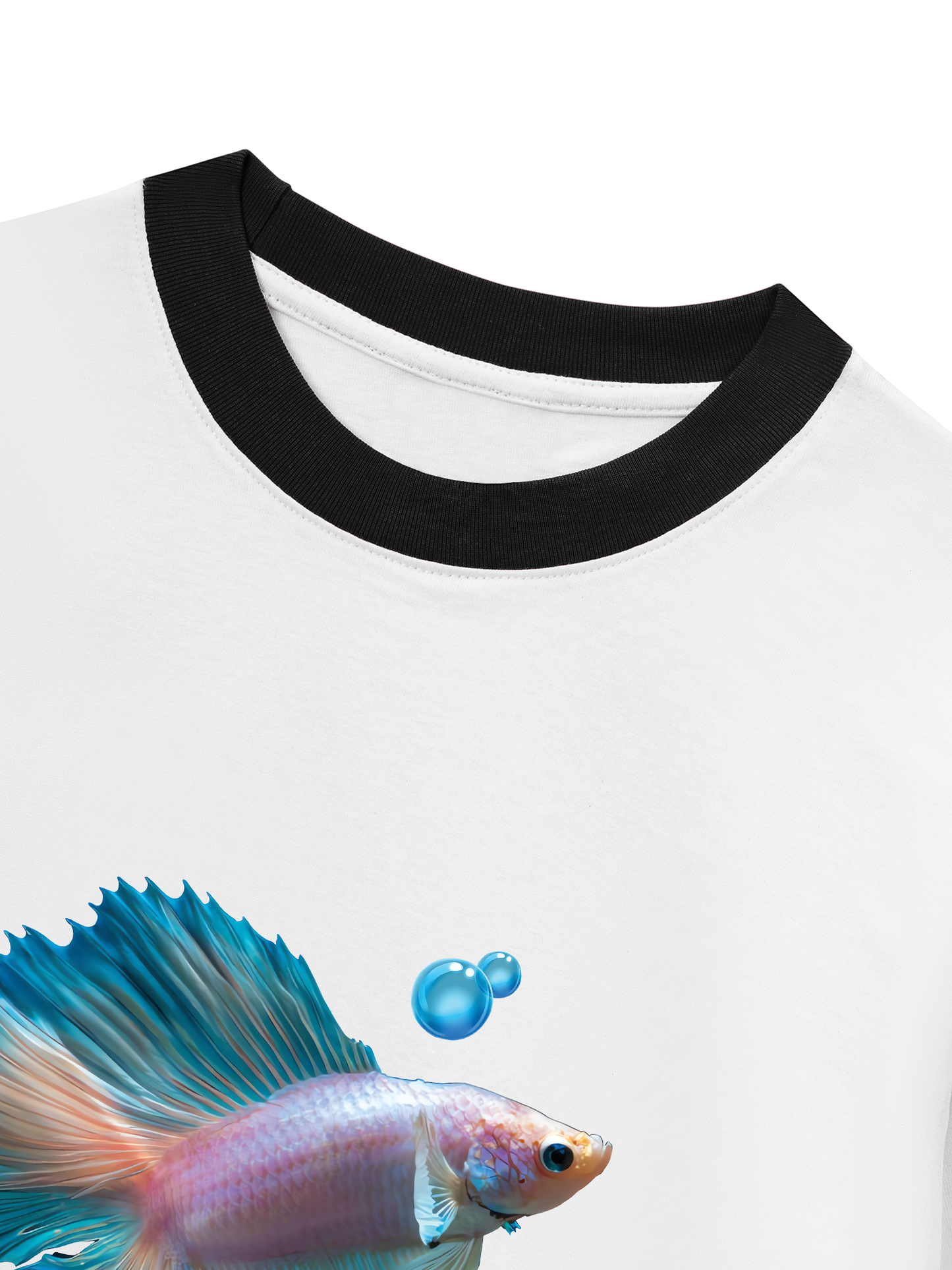 Áo Thun Ringer Relaxed Fit Princess Fish