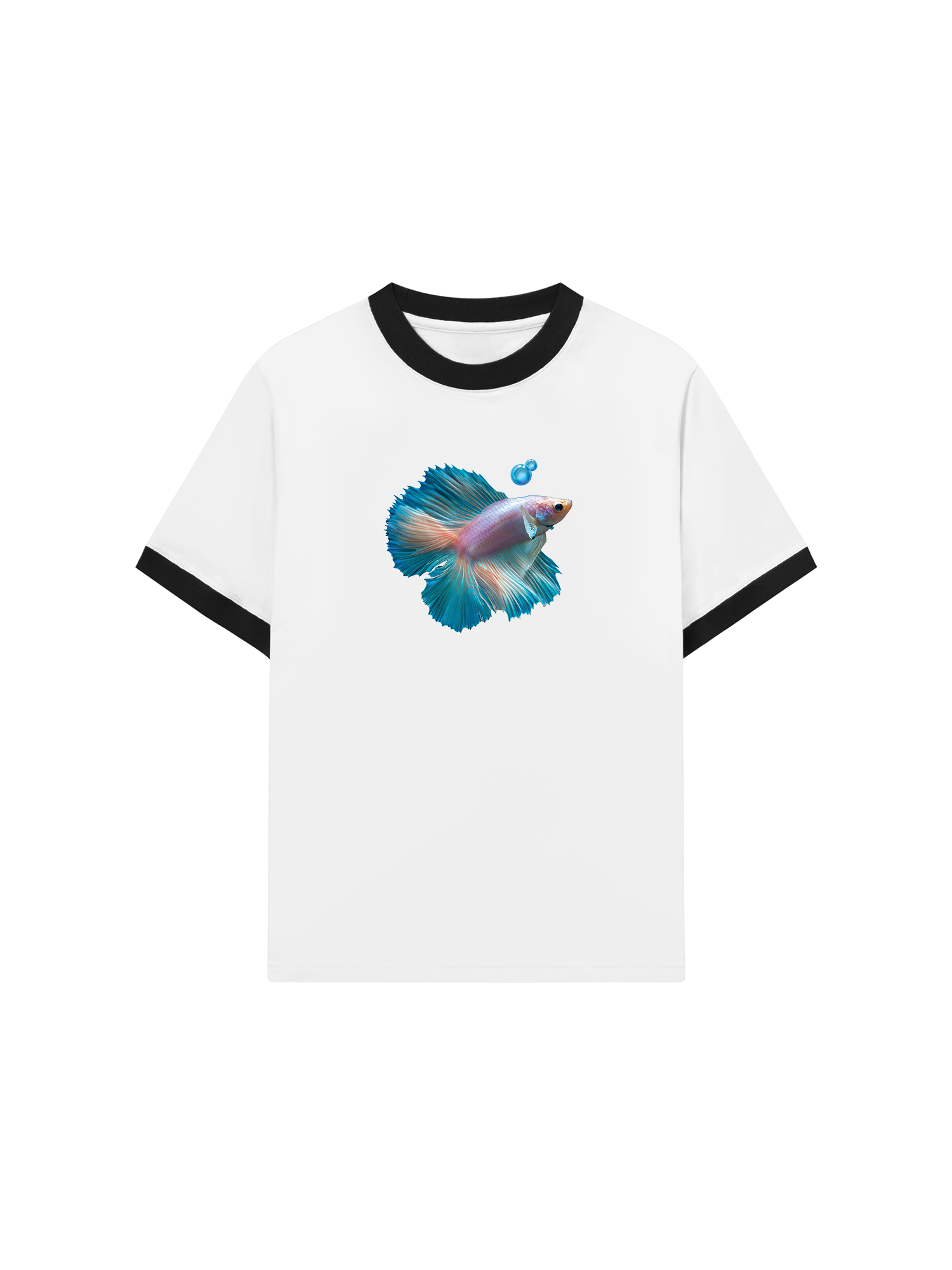Áo Thun Ringer Relaxed Fit Princess Fish