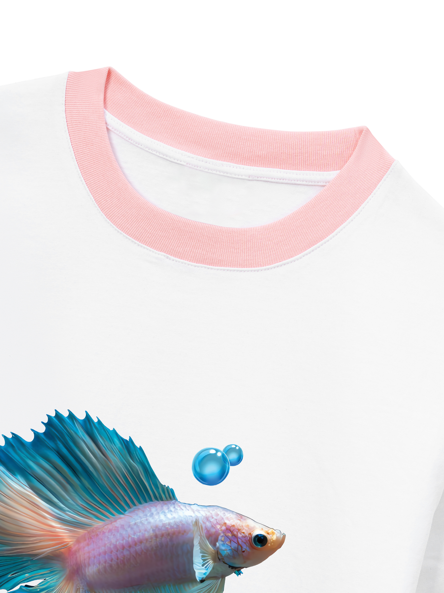 Áo Thun Ringer Relaxed Fit Princess Fish