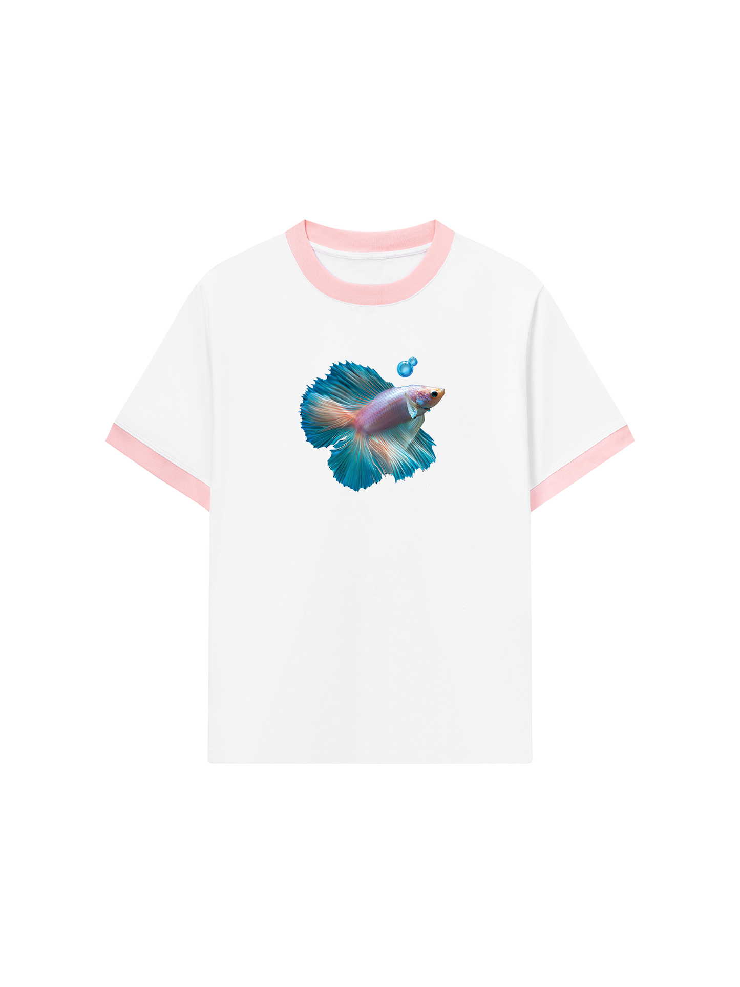 Áo Thun Ringer Relaxed Fit Princess Fish