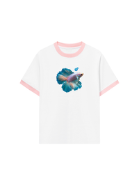 Áo Thun Ringer Relaxed Fit Princess Fish