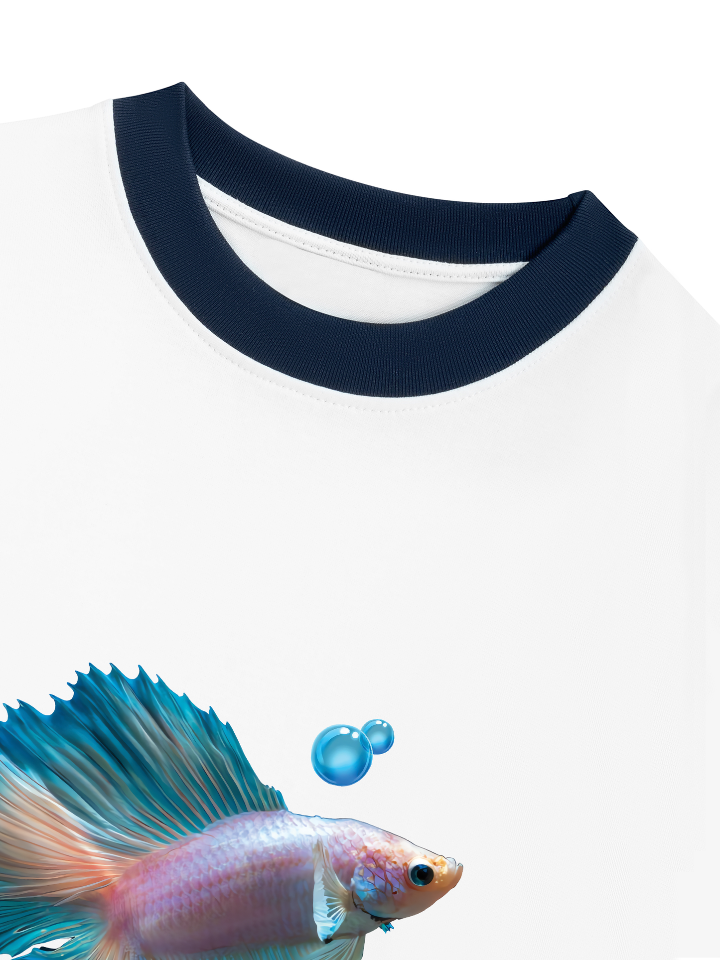 Áo Thun Ringer Relaxed Fit Princess Fish