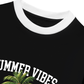 Áo Thun Ringer Relaxed Fit Summer Vibes Coconut