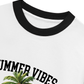 Áo Thun Ringer Relaxed Fit Summer Vibes Coconut