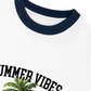 Áo Thun Ringer Relaxed Fit Summer Vibes Coconut