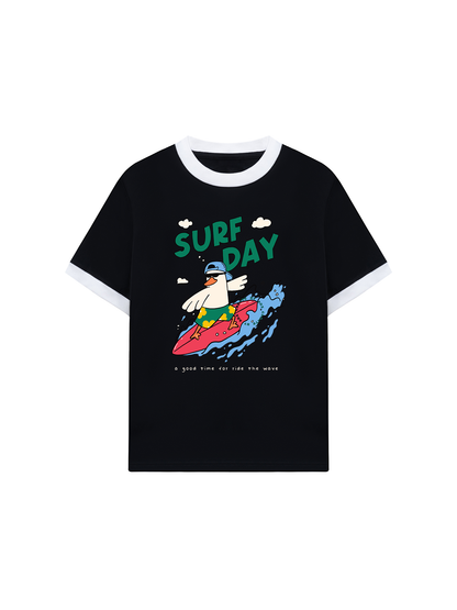 Áo Thun Ringer Relaxed Fit Suft Day