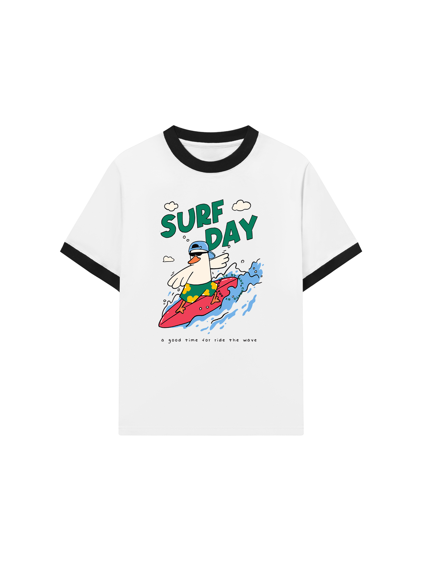 Áo Thun Ringer Relaxed Fit Suft Day