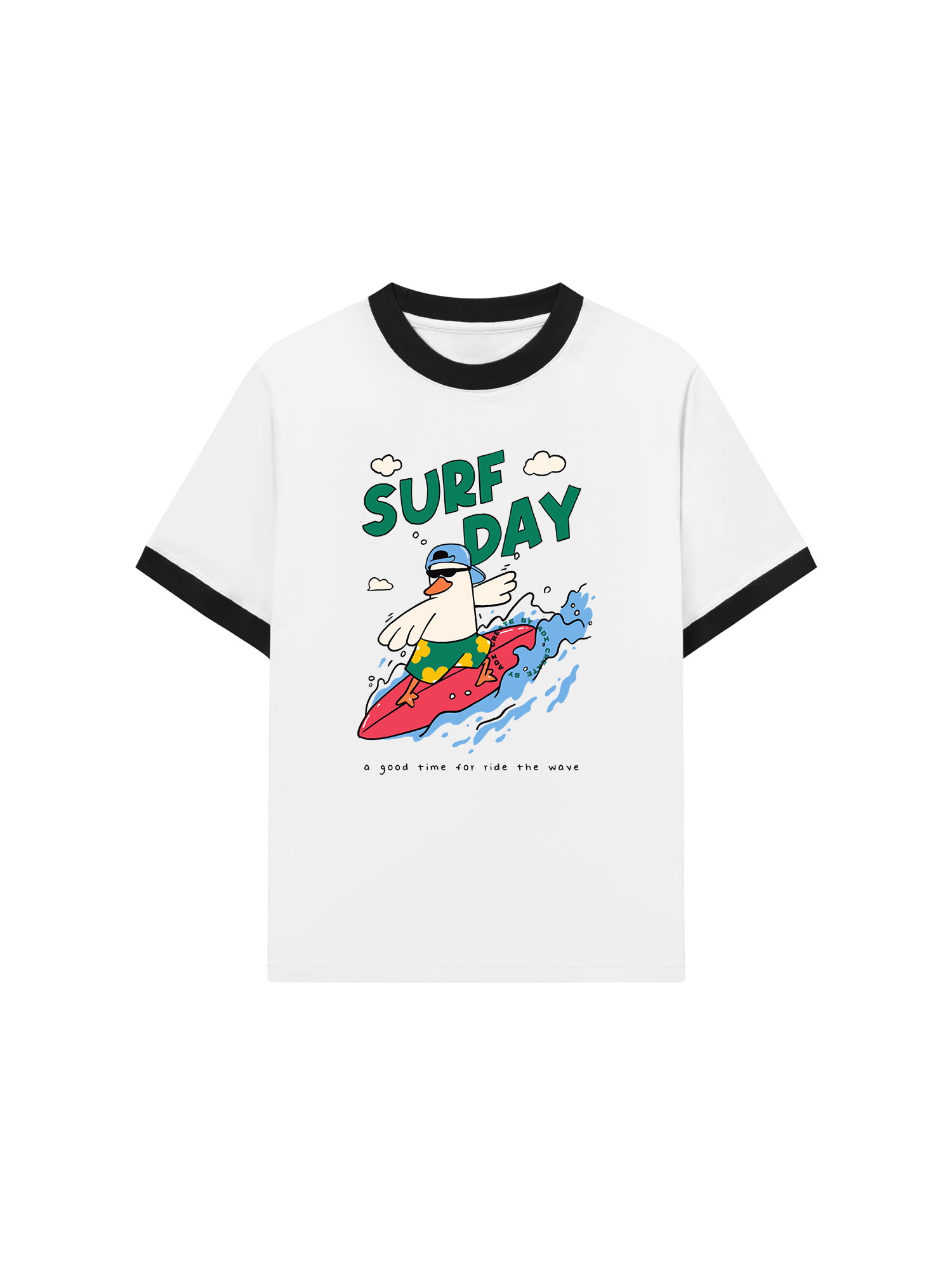 Áo Thun Ringer Relaxed Fit Suft Day