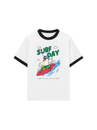 Áo Thun Ringer Relaxed Fit Suft Day